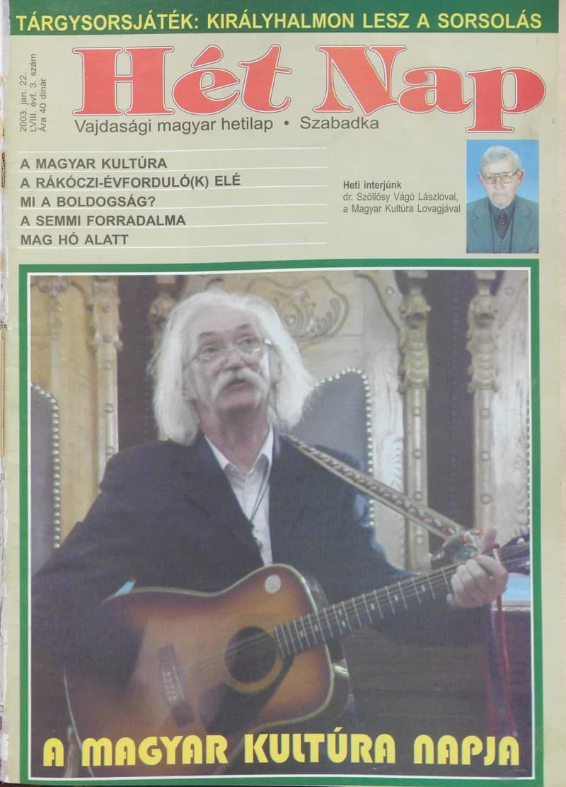 7 Nap, 58. évf. 2003. január 22. 3. sz.