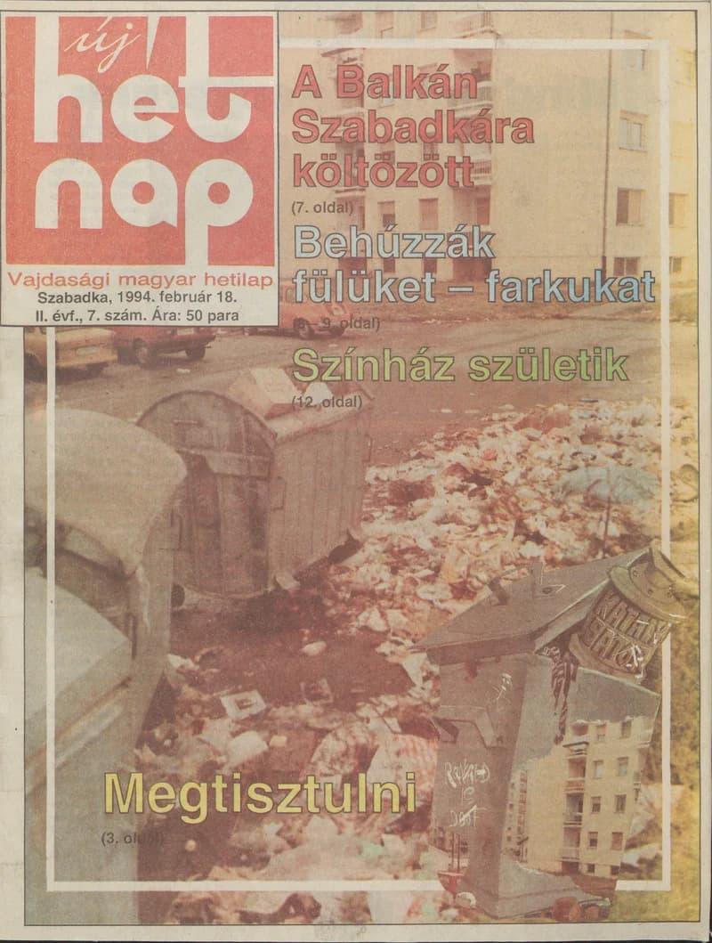 Új Hét Nap, 2. évf. 1994. február 18. 7. sz.