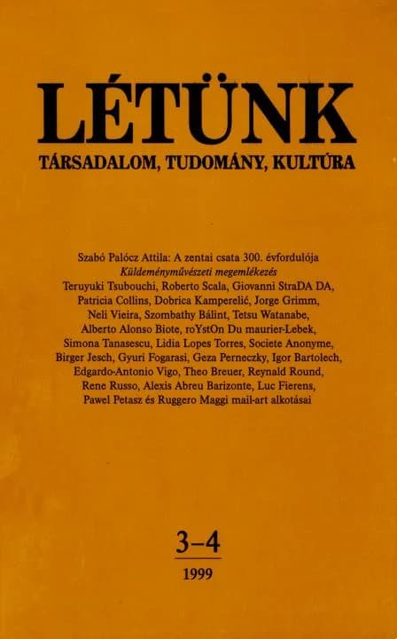 Létünk, 29. évf. 1999. 3–4. sz. 1–104. oldal