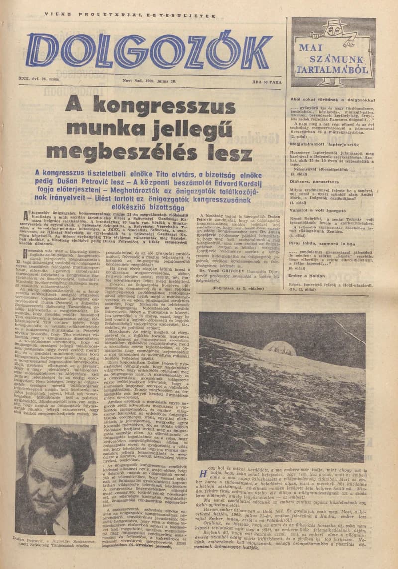 Dolgozók, 23. évf. 1969. július 18. 28. sz.