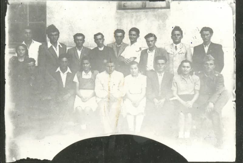 Fiatalok csoportképe