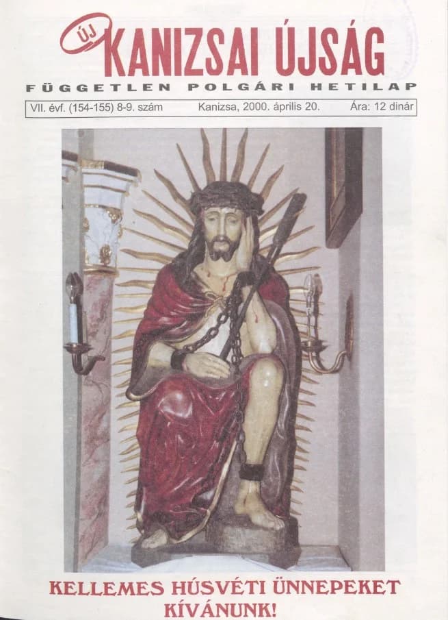 Új Kanizsai Újság, 7. évf. 2000. április 20. 8–9. sz.