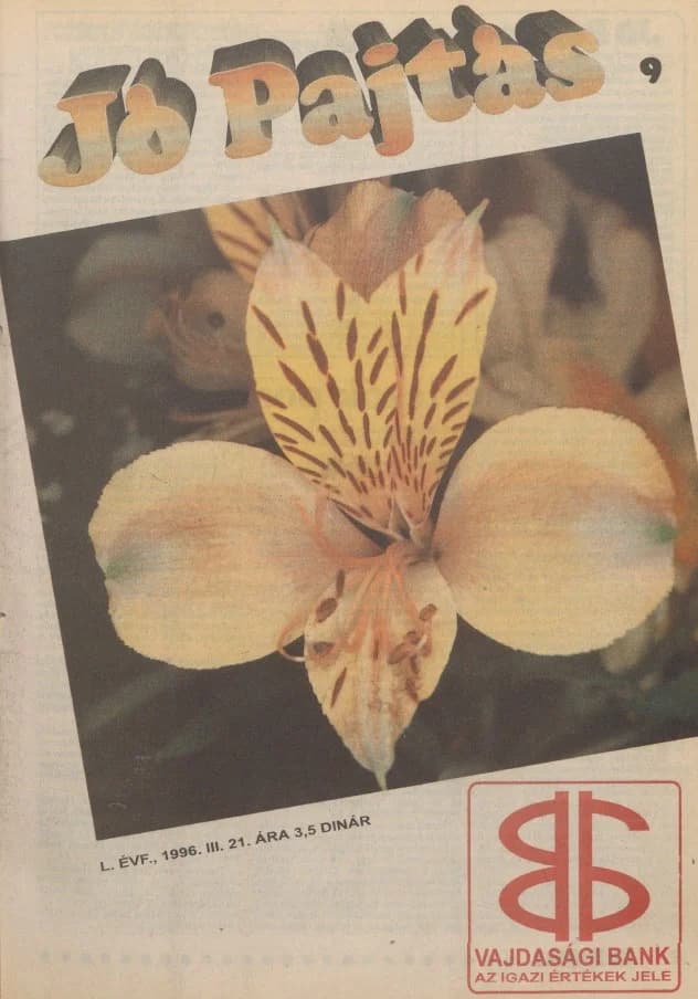 Jó Pajtás, 50. évf. 1996. március 21. 9. sz.