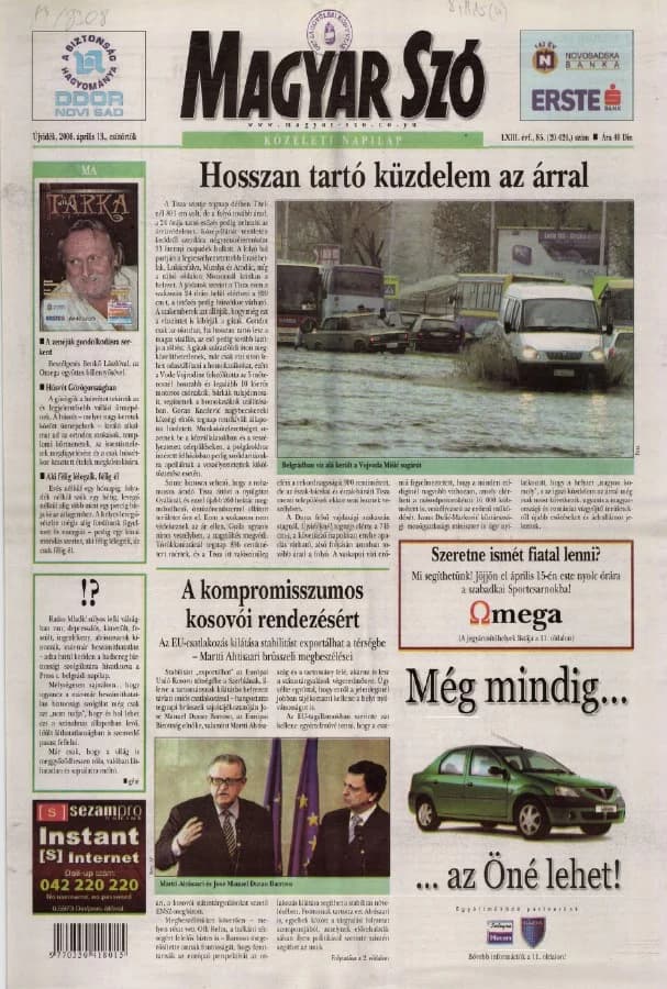 Magyar Szó, 63. évf. 2006. április 13. 85. sz. 1–20. oldal