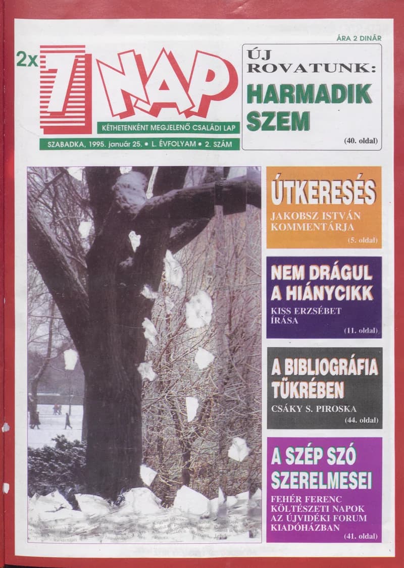 7 Nap, 50. évf. 1995. január 25. 2. sz. 1–52. oldal