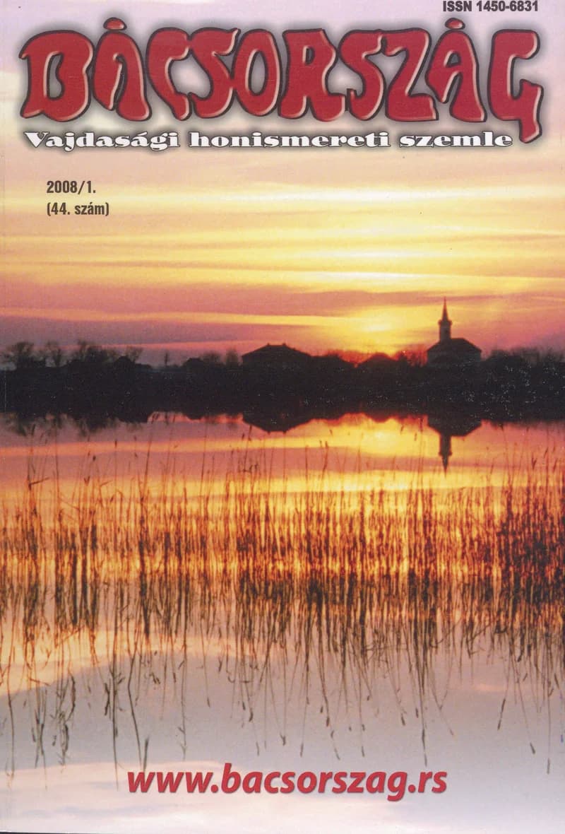Bácsország, 14. évf. 2008. 1. sz.