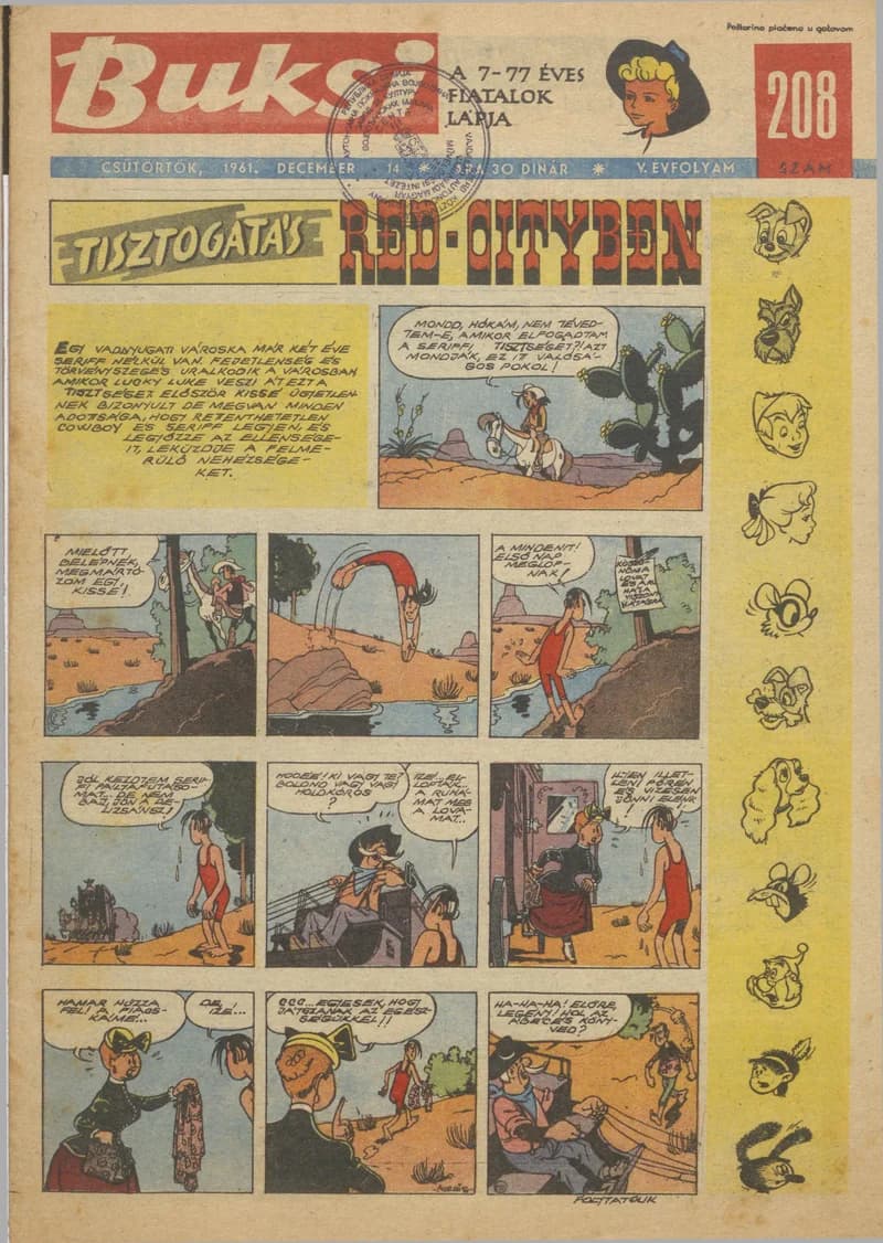 Buksi, 5. évf. 1961. december 14. 208. sz.