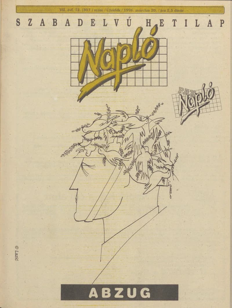 Napló - Szabadelvű hetilap, 7. évf. 1997. március 20. 307. sz.
