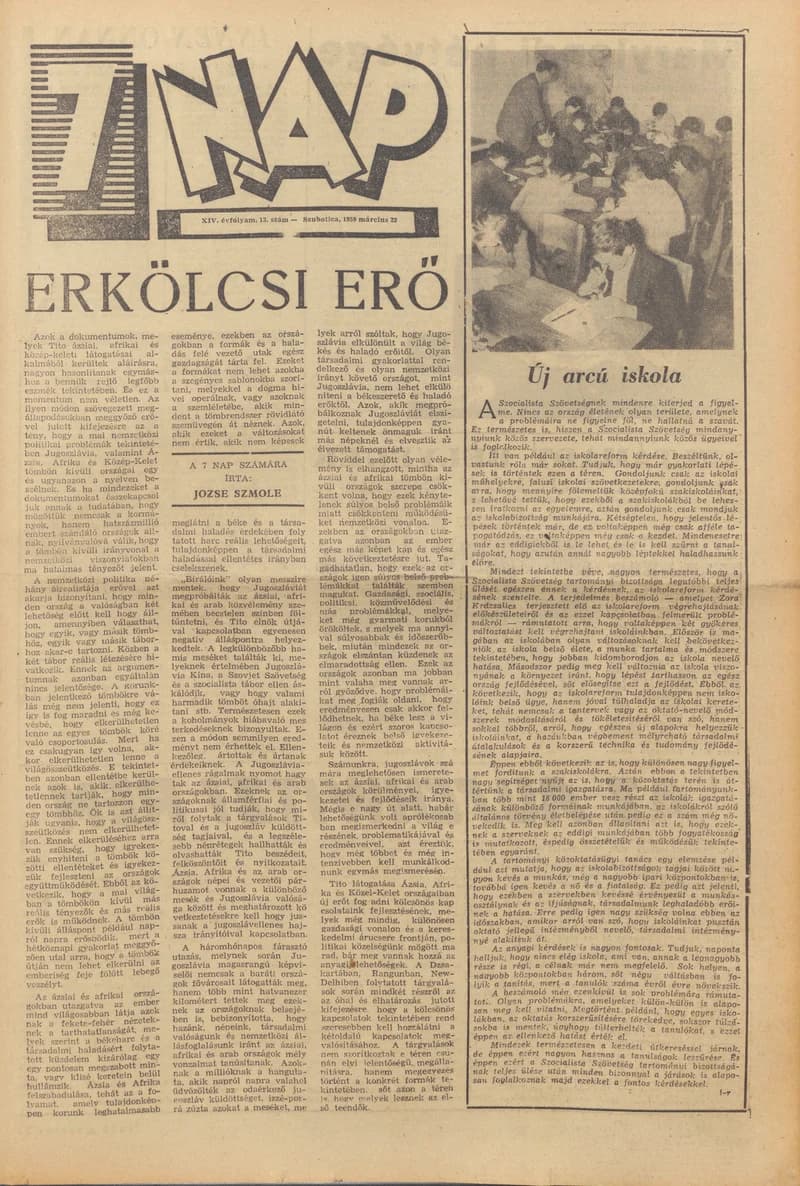 7 Nap, 14. évf. 1959. március 22. 13. sz. 1–20. oldal
