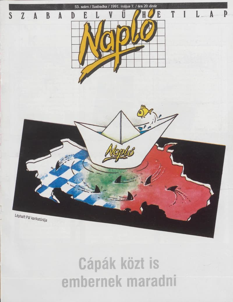 Napló - Szabadelvű hetilap, 2. évf. 1991. május 7. 53. sz.