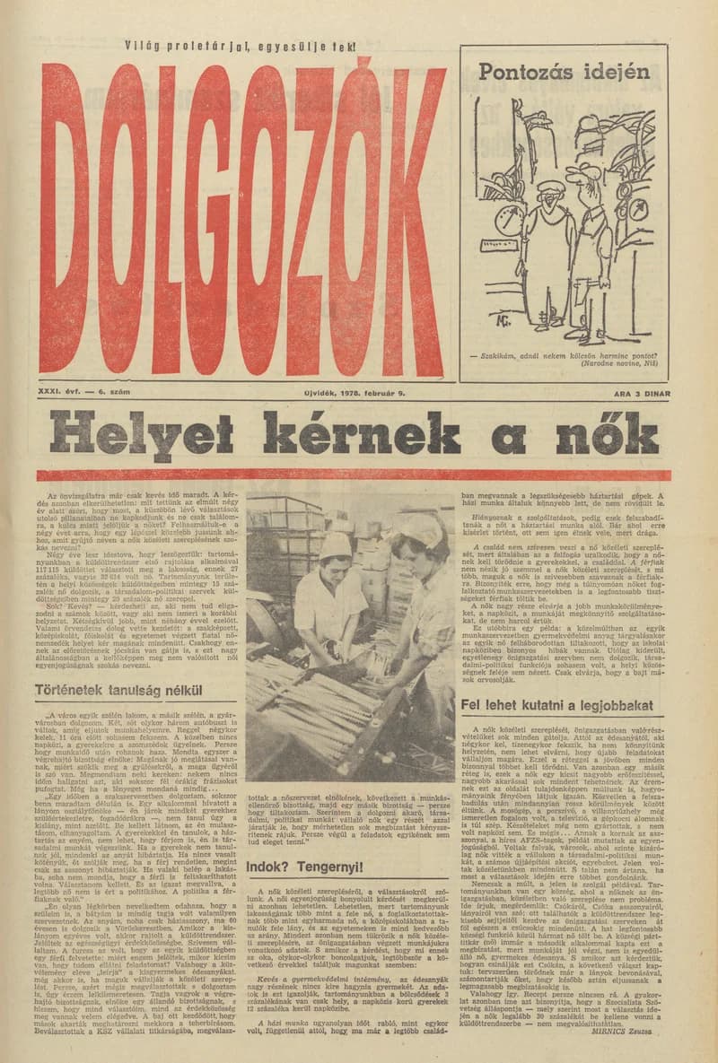 Dolgozók, 32. évf. 1978. február 9. 6. sz.