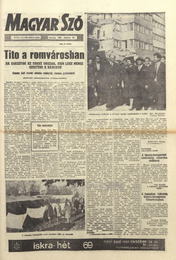 Magyar Szó, 26. évf. 1969. október 29. 299. sz. 1–16. oldal