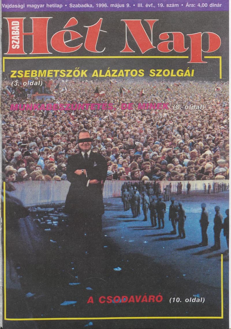 Szabad Hét Nap, 3. évf. 1996. május 9. 19. sz.