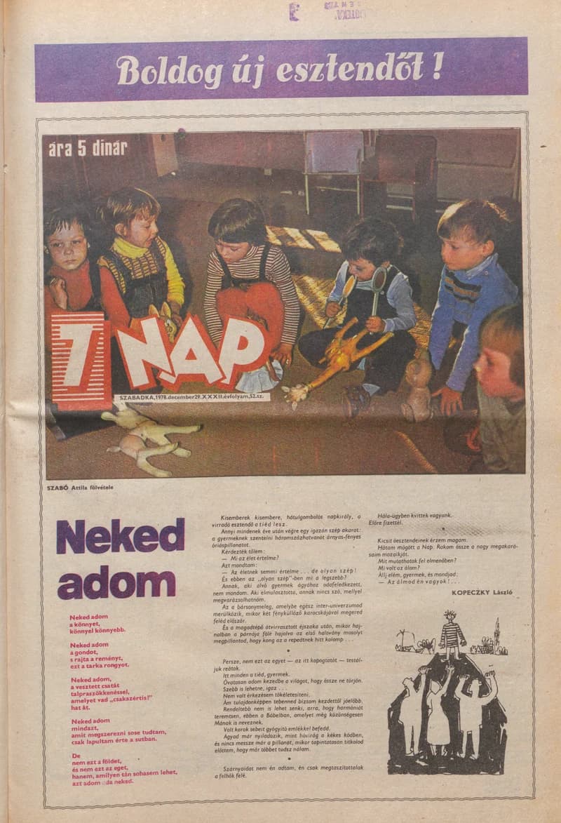 7 Nap, 33. évf. 1978. december 29. 52. sz. 1–40. oldal