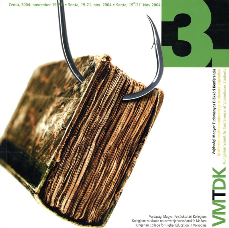 Programfüzet és a TDK-dolgozatok összefoglalói 