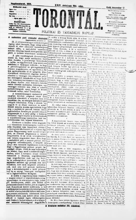 Torontál, 24. évf. 1895. december 17. 290. sz.