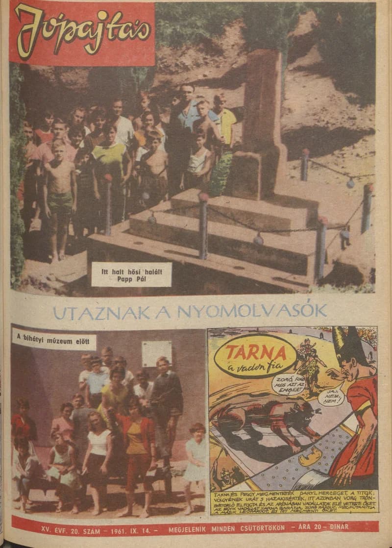 Jó Pajtás, 15. évf. 1961. szeptember 14. 20. sz.