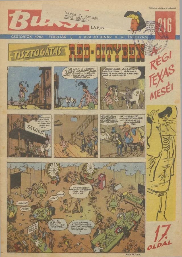 Buksi, 6. évf. 1962. február 8. 216. sz.