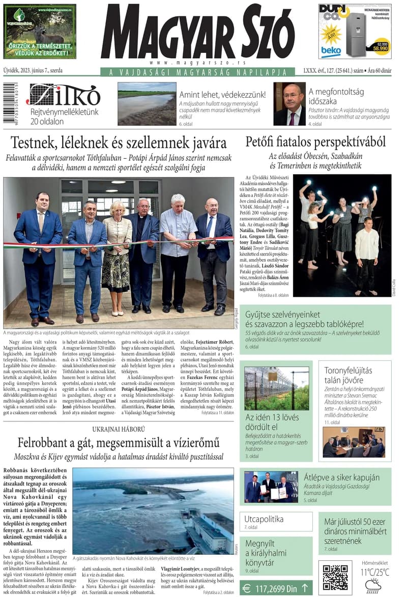 Magyar Szó, 80. évf. 2023. június 7. 127. sz. 1–16. oldal