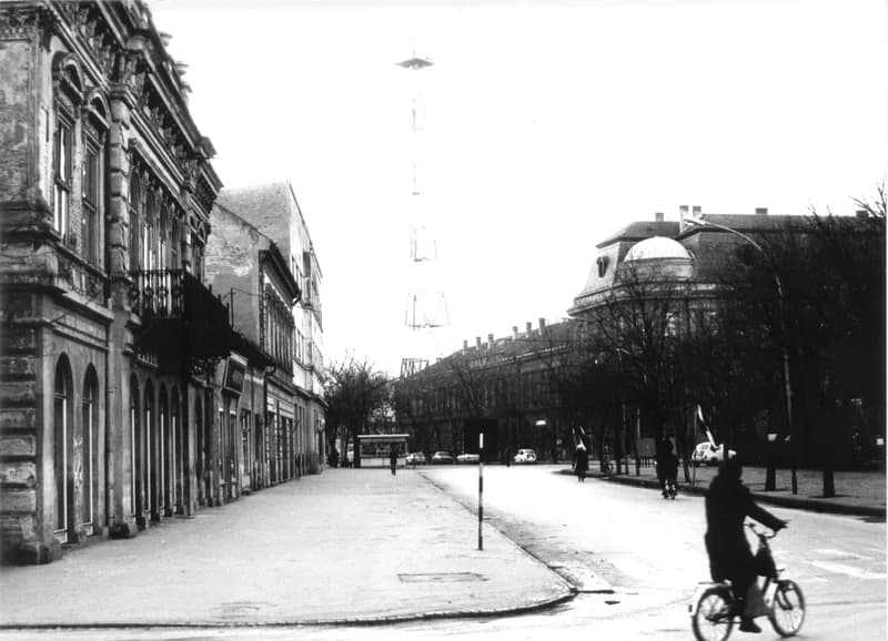 A zentai főtér és főutca