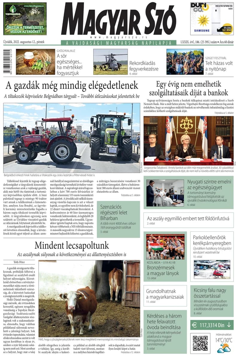 Magyar Szó, 79. évf. 2022. augusztus 12. 186. sz. 1–16. oldal