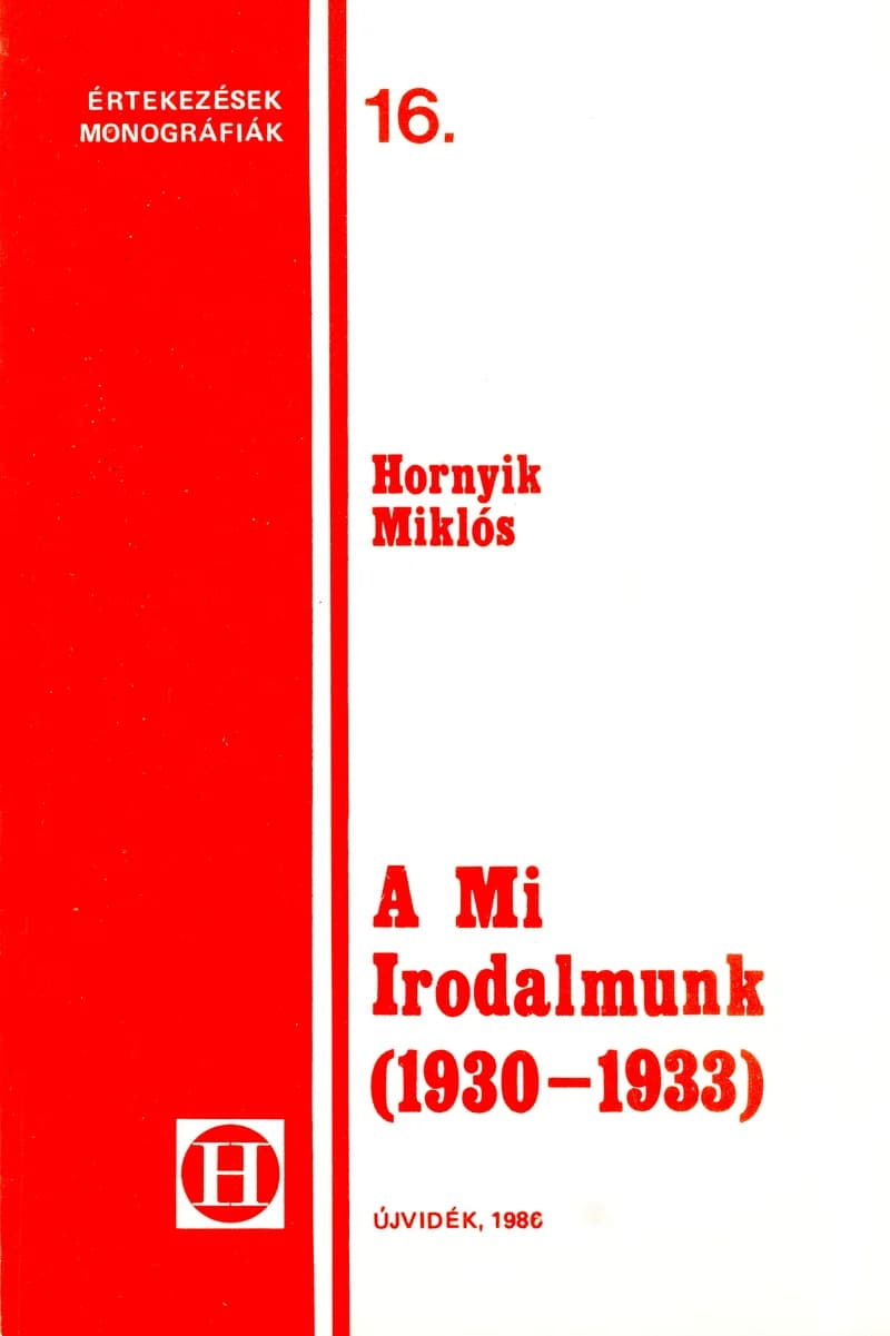 A Mi Irodalmunk története és repertóriuma (1930–1933)