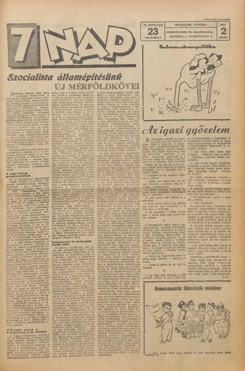 7 Nap, 4. évf. 1949. június 8. 23. sz. 1–4. oldal