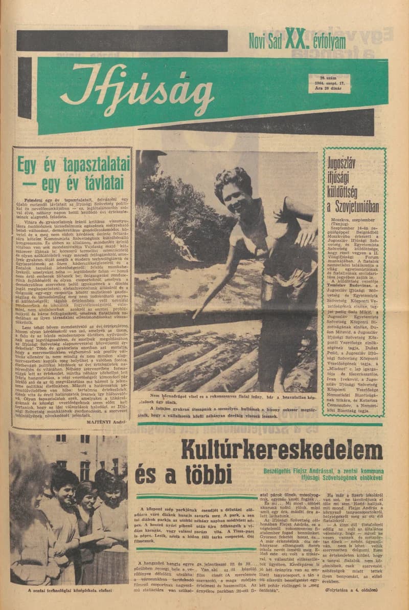 Ifjúság, 20. évf. 1964. szeptember 17. 28. sz.