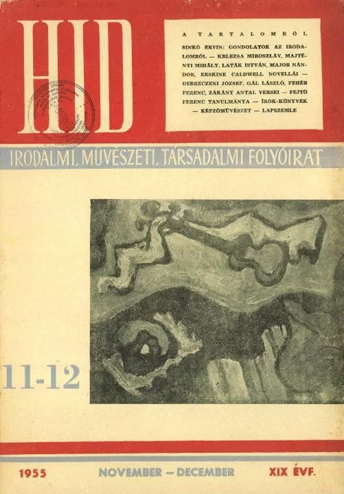 Híd, 19. évf. 1955. november – december. 11–12. sz. 907–962. oldal