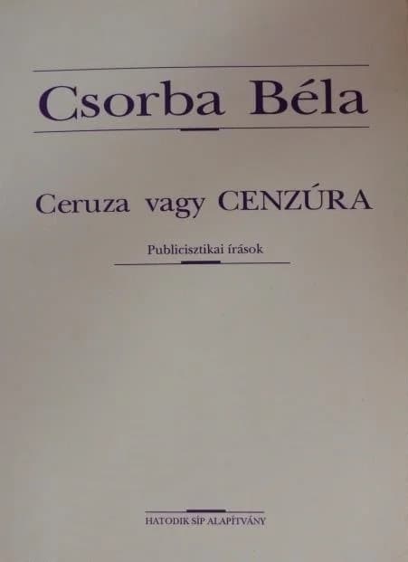 Ceruza vagy cenzúra