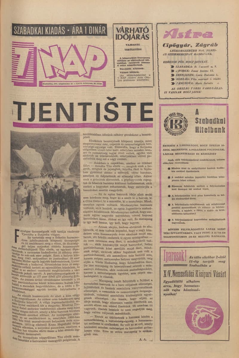 7 Nap, 26. évf. 1971. szeptember 10. 38. sz. 1–28. oldal
