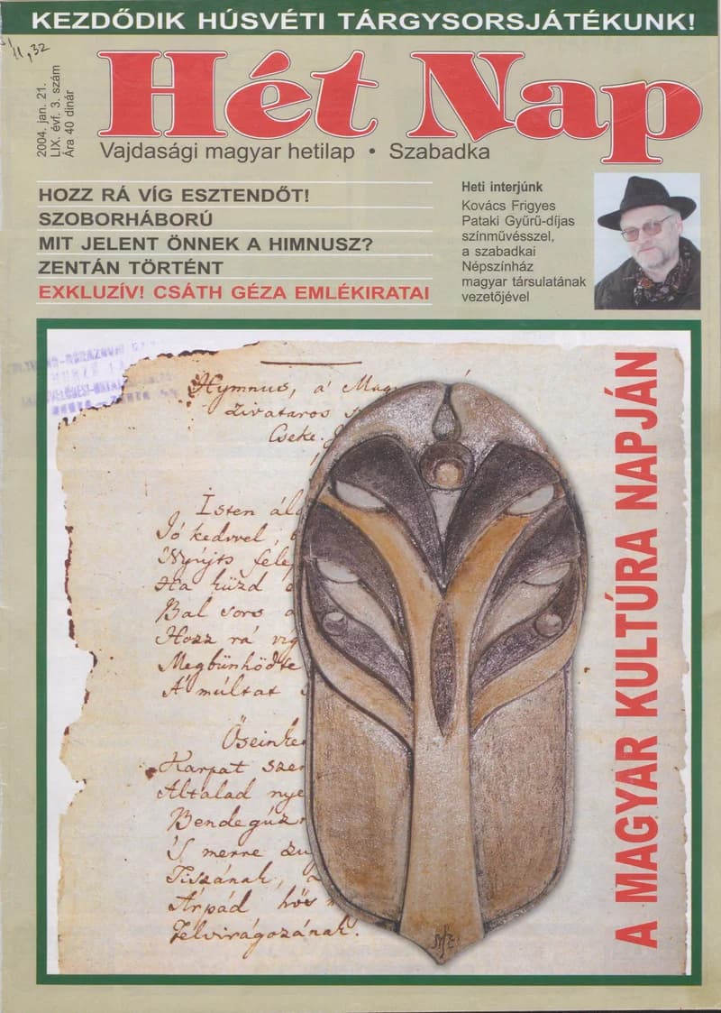 7 Nap, 59. évf. 2004. január 21. 3. sz.
