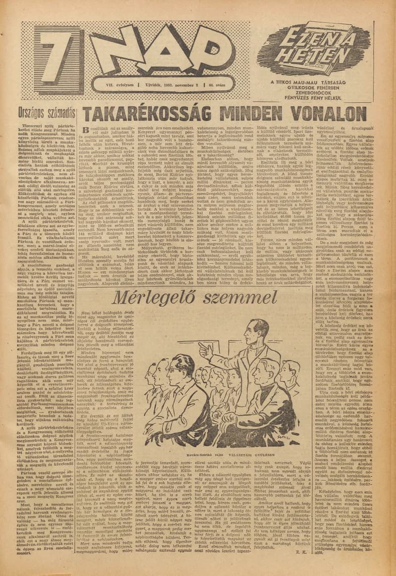 7 Nap, 7. évf. 1952. november 2. 44. sz. 1–12. oldal