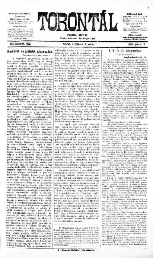 Torontál, 31. évf. 1902. január 13. 9. sz.