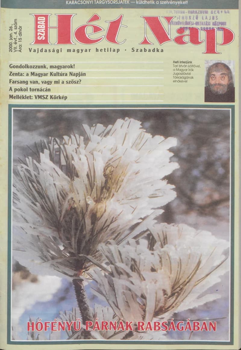 Szabad Hét Nap, 7. évf. 2000. január 26. 4. sz.