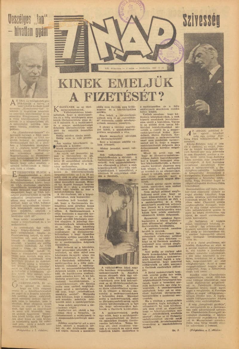 7 Nap, 12. évf. 1957. január 13. 3. sz.