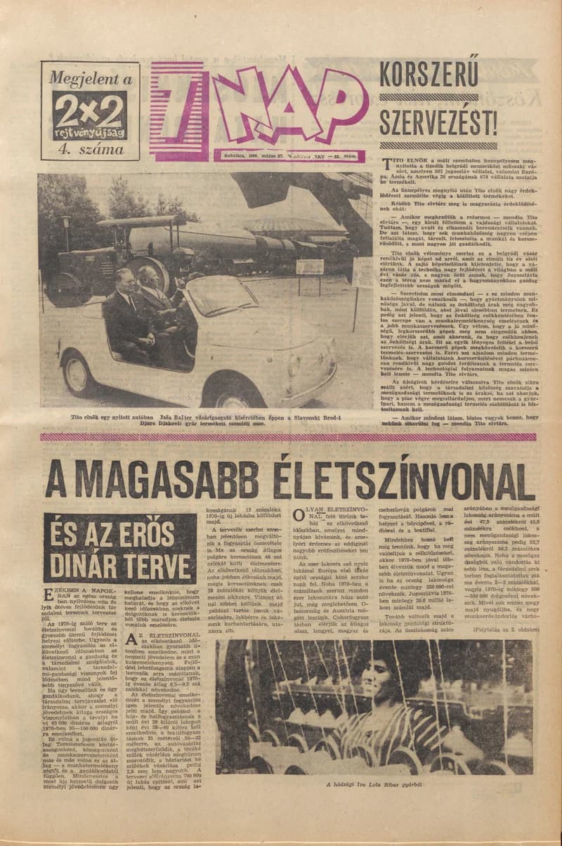 7 Nap, 21. évf. 1966. május 27. 22. sz. 1–20. oldal