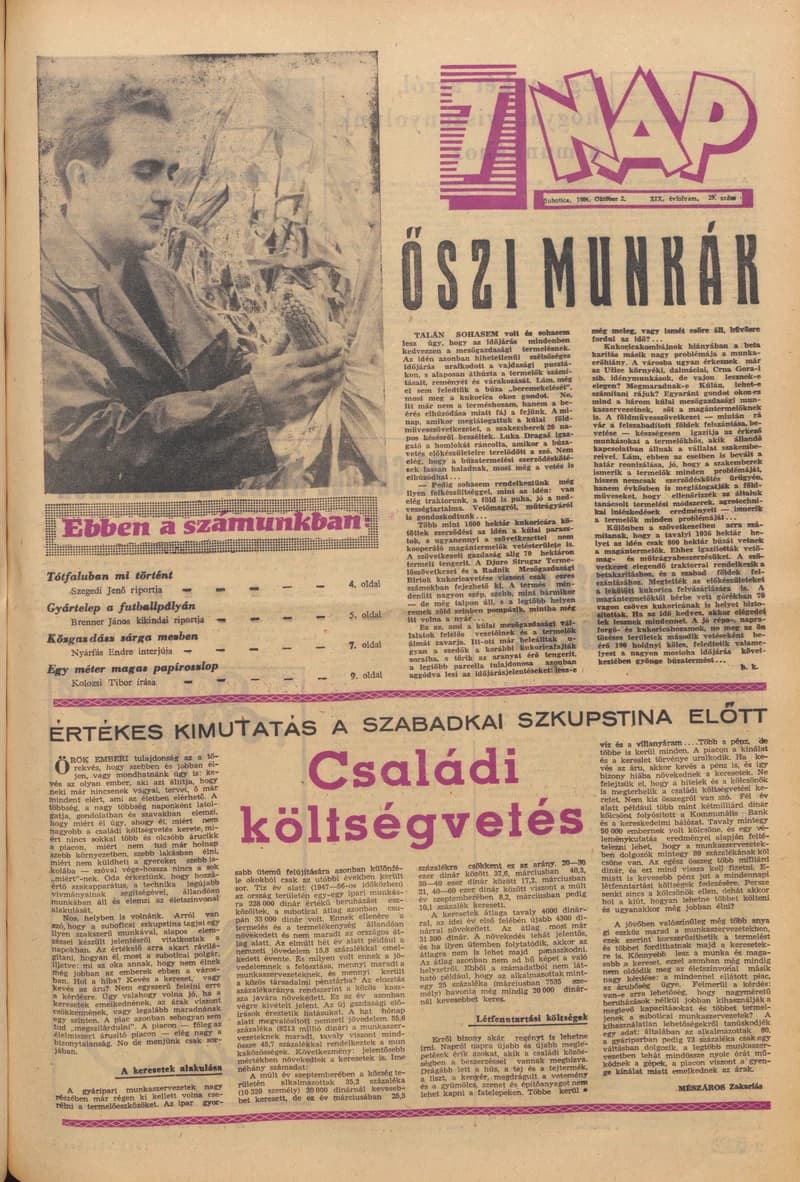 7 Nap, 19. évf. 1964. október 2. 39. sz. 1–20. oldal