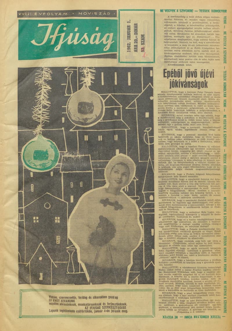 Ifjúság, 18. évf. 1962. január 1. 1. sz.