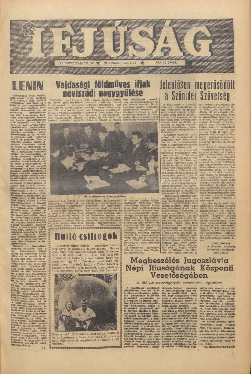 Ifjúság, 12. évf. 1956. január 28. 537. sz.