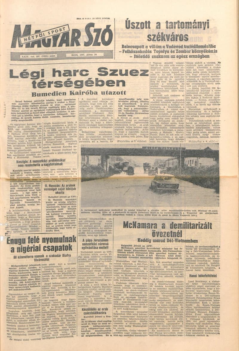 Magyar Szó, 24. évf. 1967. július 10. 187. sz. 1–12. oldal