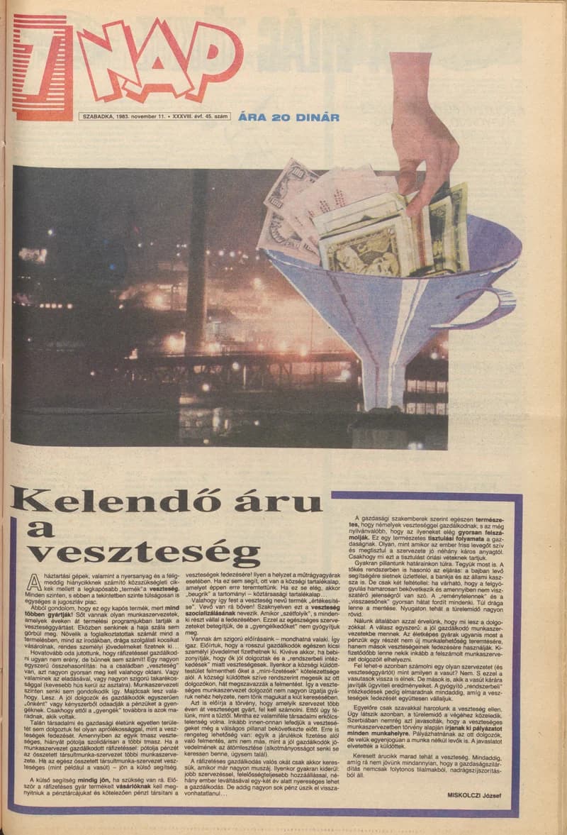 7 Nap, 38. évf. 1983. november 11. 45. sz. 1–12. oldal