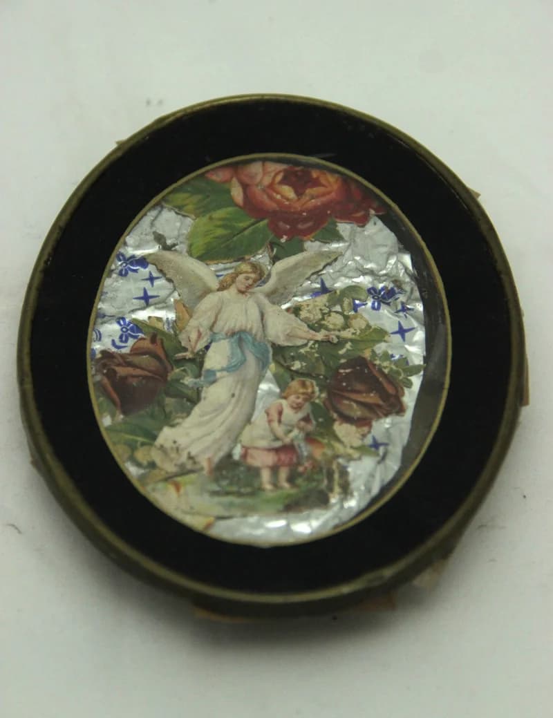 Szentkép – Őrző angyal kislánnyal