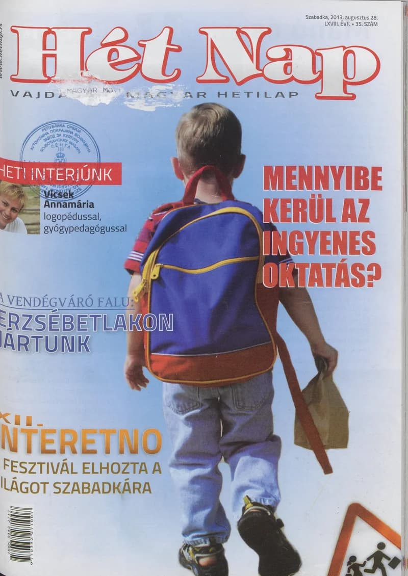 7 Nap, 68. évf. 2013. augusztus 28. 35. sz.