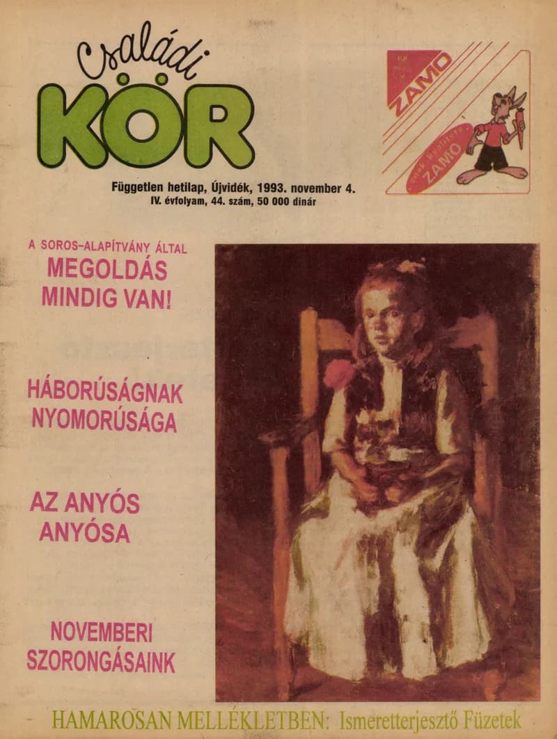 Családi Kör, 4. évf. 1993. november 4. 44. sz.