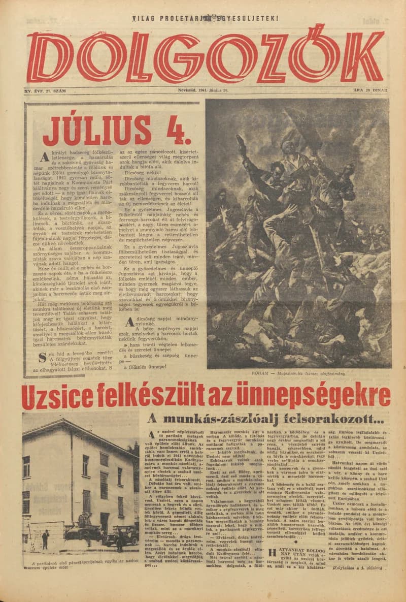 Dolgozók, 15. évf. 1961. június 30. 27. sz.