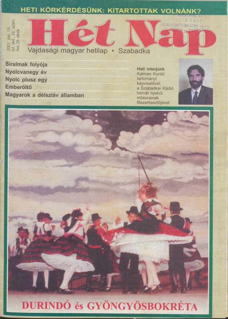 7 Nap, 56. évf. 2001. június 13. 22. sz. 1–68. oldal