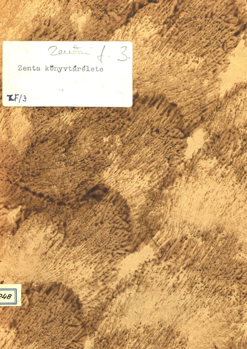 Adalékok Zenta könyvtáréletének történetéhez