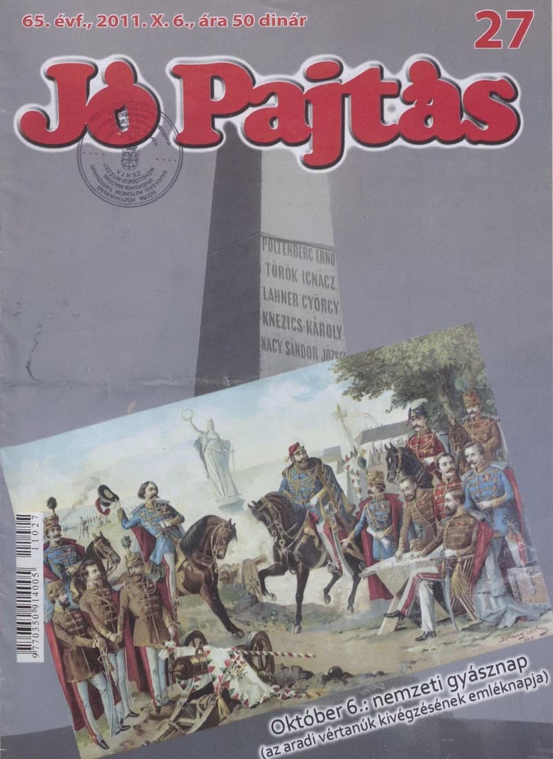 Jó Pajtás, 65. évf. 2011. október 6. 27. sz.