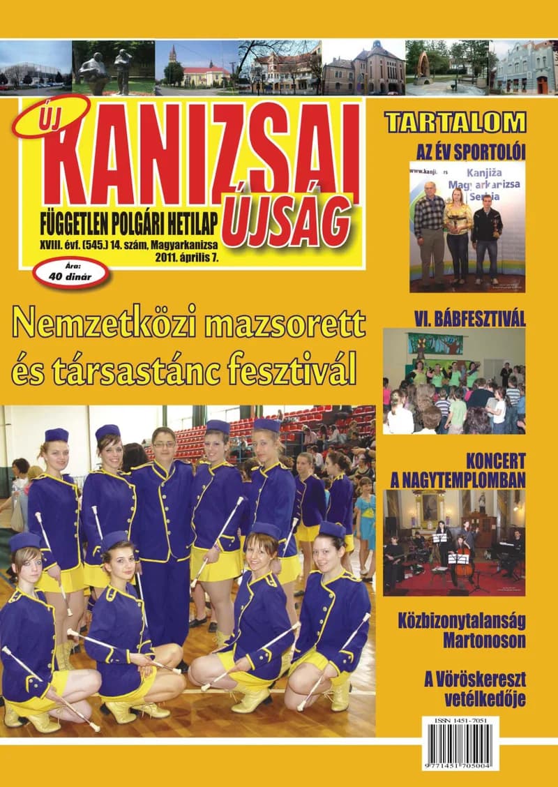 Új Kanizsai Újság, 18. évf. 2011. április 7. 14. sz. 1–24. oldal